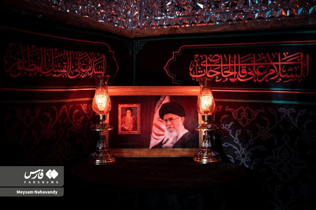 عزاداری اربعین حسینی به میزبانی خانواده شهید سلامی در امامزاده صالح +عکس