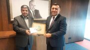 نشست استاندار اردبیل با معاون وزیر اقتصاد جمهوری آذربایجان