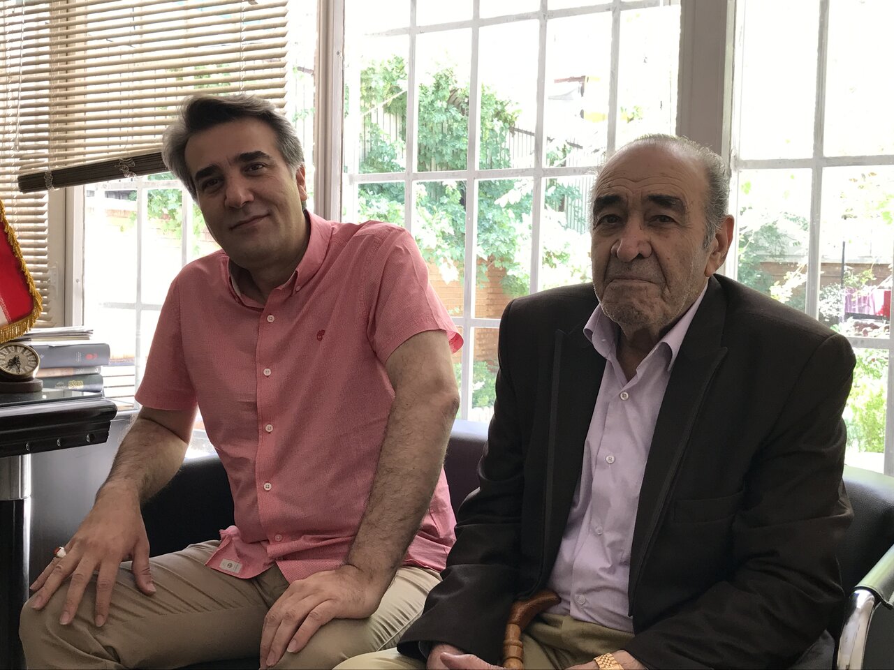 عیادت مدیرعامل خانه موسیقی و جمعی از مدیران فرهنگی از ایرج