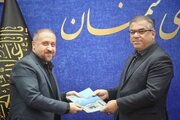 تقدیر استاندار سمنان از مدیر روابط عمومی اداره کل صنعت ، معدن و تجارت استان سمنان