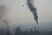 مشاهده دود در پالایشگاه آبادان