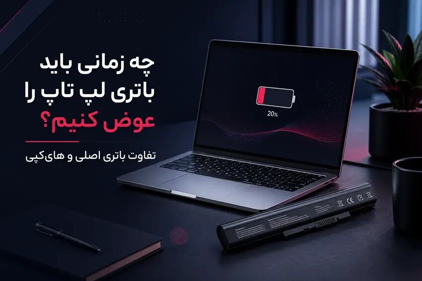 تعویض باتری لپ تاپ؛ از کجا بفهمیم باتری خراب شده و چه باتری ای بخریم؟