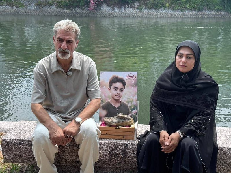 دیدار خانواده ماکان نصیری با شهردار هیروشیما در هشتاد و یکمین سالگرد بمباران اتمی