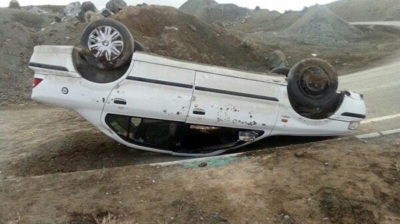 واژگونی خودروی سمند مرگبار شد