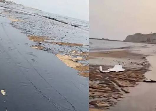 آلودگی نفتی به سواحل قشم رسید