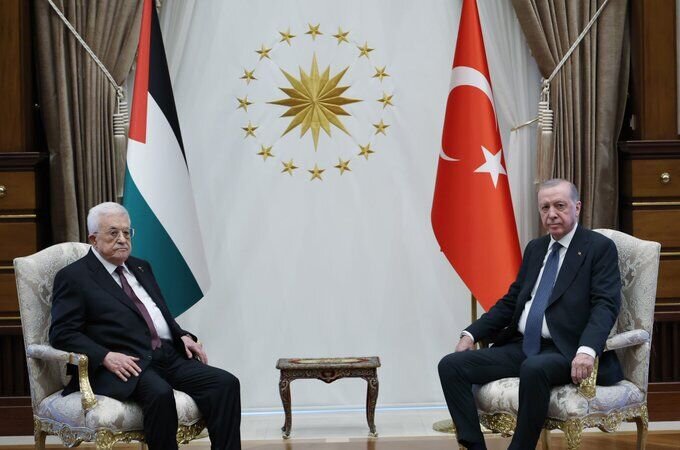 اردوغان در دیدار محمود عباس: حمایت از فلسطین مسئولیت همه بشریت است