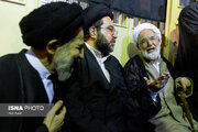 تصویری از حسن روحانی در کنار سید حسن خمینی/ خاتمی، کروبی و موسوی خوئینی‌ها در یک قاب/ وزیر دادگستری هم بود+ عکس