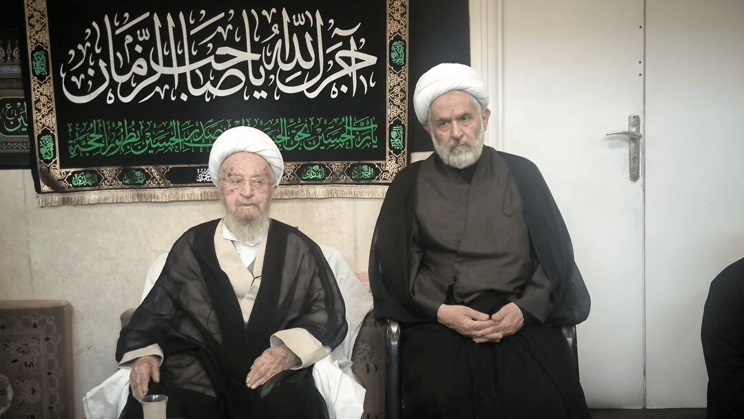 تصاویری از حضور حسین طائب در بیت دو مرجع تقلید در قم 2