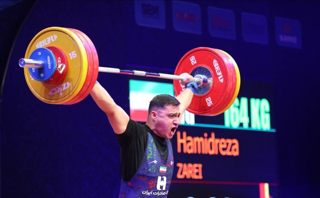 وزنه‌برداری قهرمانی آسیا؛ یک ایرانی رکورد جهان را شکست