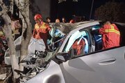 ببینید | تصادف مرگبار BMW در بزرگراه همت؛ سه نفر جان باختند