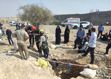 فاجعه در ارجان بهبهان؛ سقوط مرگبار دو حفار غیرمجاز خارجی در چاه ۳۰ متری