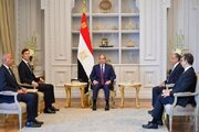 رئیس‌جمهور مصر و داماد ترامپ درباره آتش‌بس در غزه گفتگو کردند