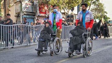 خدمت ۲هزار داوطلب هلال‌احمر قزوین به زائران رضوی