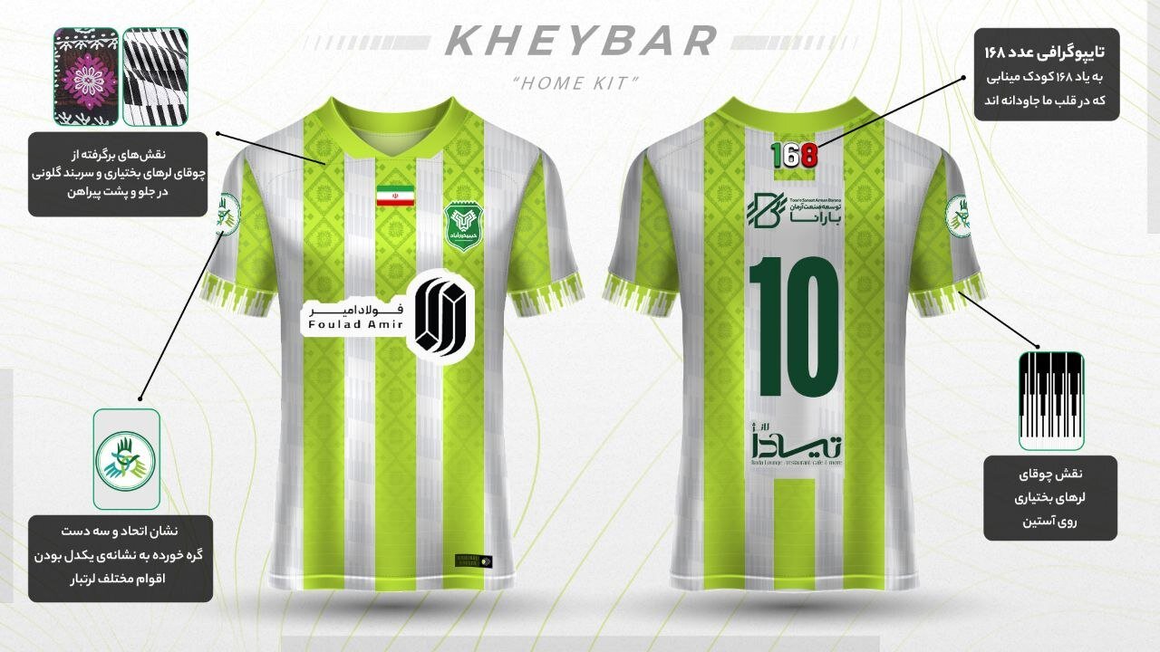 پیراهنهای ۱۸ تیم لیگ برتری برای فصل جدید؛ از جنگ شیرهای استقلال و پرسپولیس تا طرح متفاوت تراکتور