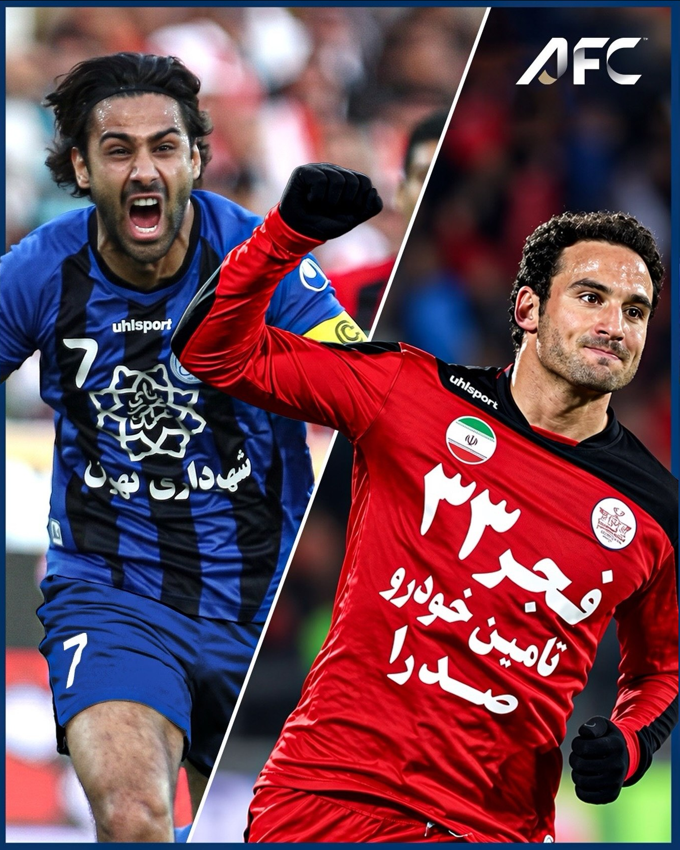 عکس| AFC به یاد ایمون زاید و فرهاد مجیدی!