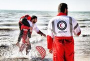 نجات ۱۱۸ گردشگر از غرق شدگی در سواحل گیلان