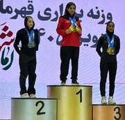 درخشش وزنه بردار هرمزگانی در مسابقات قهرمانی وزنه برداری کشور