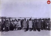 عکس/ دسته موزیک نظامی در میدان مشق تهران؛ ۱۳۰ سال قبل