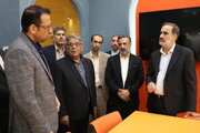 بازدید معاون هنری وزیر فرهنگ و ارشاد اسلامی از کتابخانه مرکزی سمنان