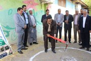 کلنگ‌زنی ۸ واحد تجاری در دبستان شهید جبالبارزی عنبرآباد با اعتبار ۴ میلیارد تومان