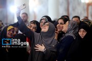 سلفی همسر عراقچی، دختر پزشکیان و فاطمه مهاجرانی در نمایشگاه خیریه انجمن دیپلماتیک بانوان/ لاله افتخاری هم بود