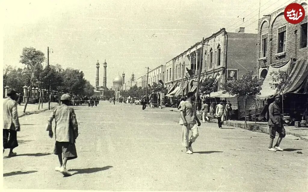 عکس/ خیابان اصلی شهر قم در حدود ۸۰ سال قبل