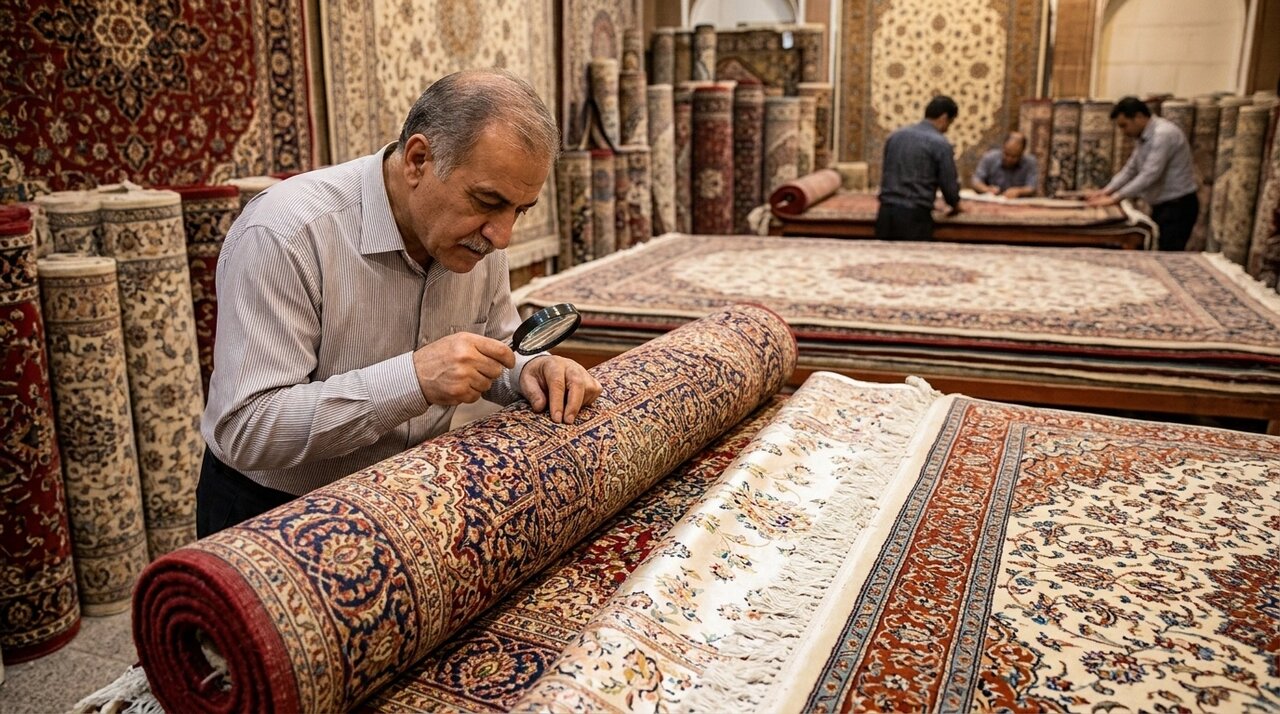تفاوت قیمت شست‌وشوی فرش ماشینی و دستباف