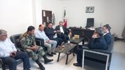 بازدید و دیدار مدیرکل منابع طبیعی لرستان با فرمانده و کارکنان یگان حفاظت