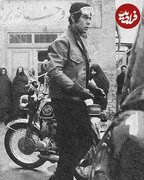 عکس/ «بهروز وثوقی» در ۳۳ سالگی و در نمایی از فیلم «رضا موتوری»؛ سال ۴۹