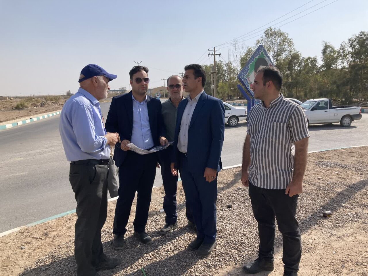 بازدید مدیرکل دفتر امور روستایی و شوراهای استانداری یزد از روستاهای بخش بفروئیه