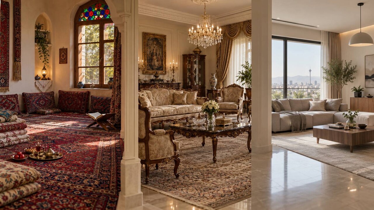 نتریخ مبلمان در ایران