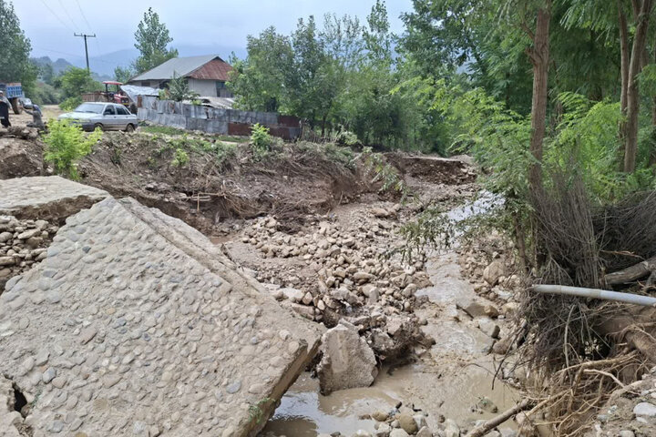 مازندران زیر آب؛ بارش سیلآسا از گلوگاه تا فریدونکنار/عکس
