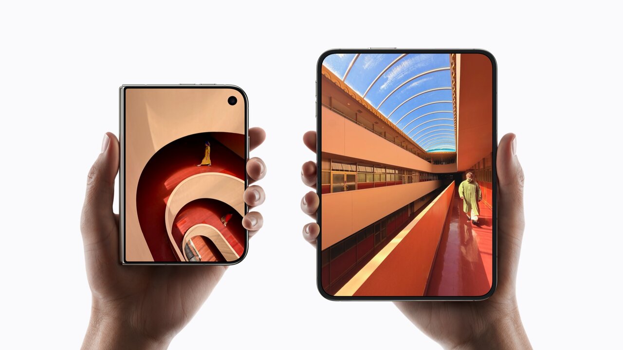 از آیفون تاشو با نام iPhone Duo رونمایی شد / شاهکار جدید اپل با قیمت ۱۹۹۹ دلار