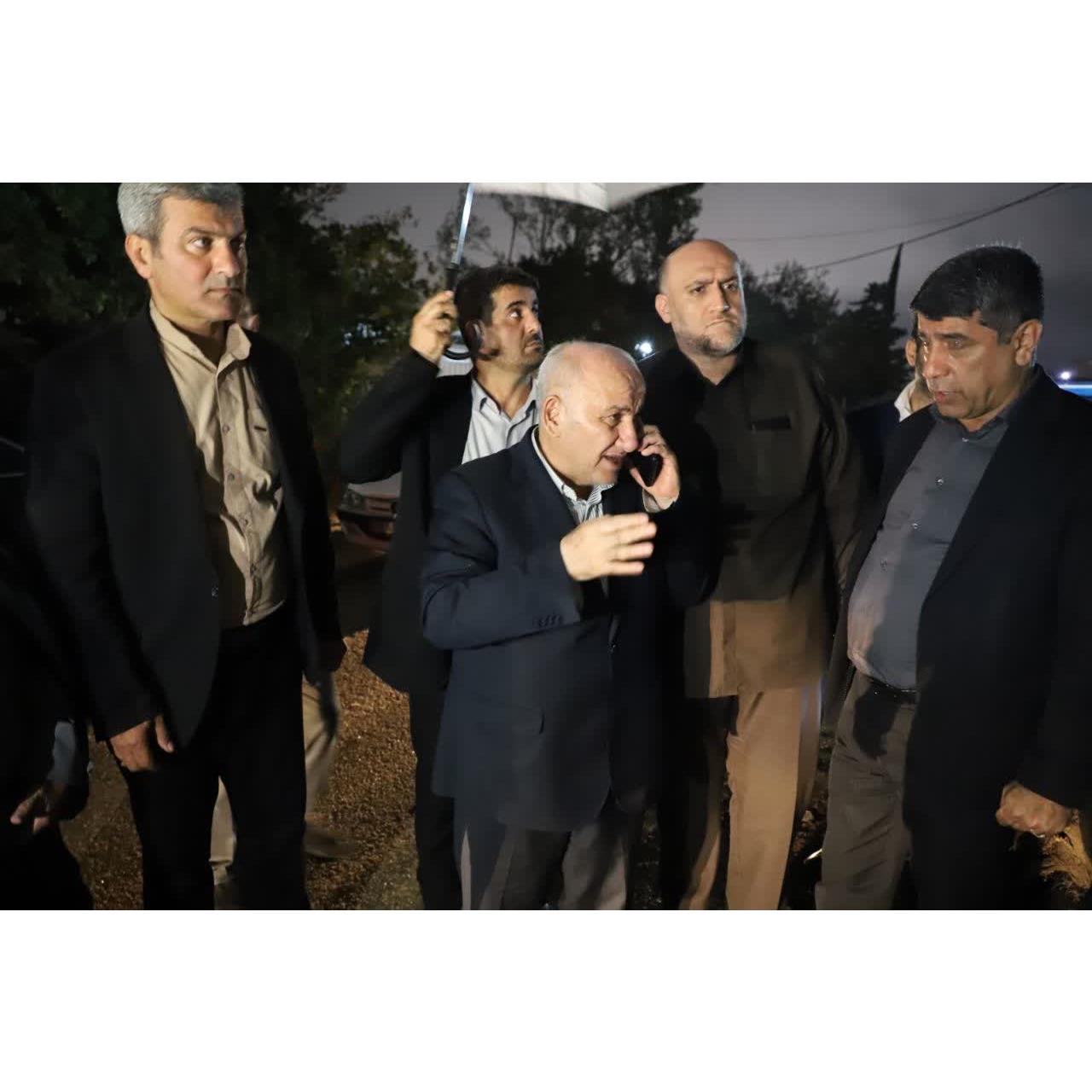 برآورد یک همتی خسارت سیل در ساری