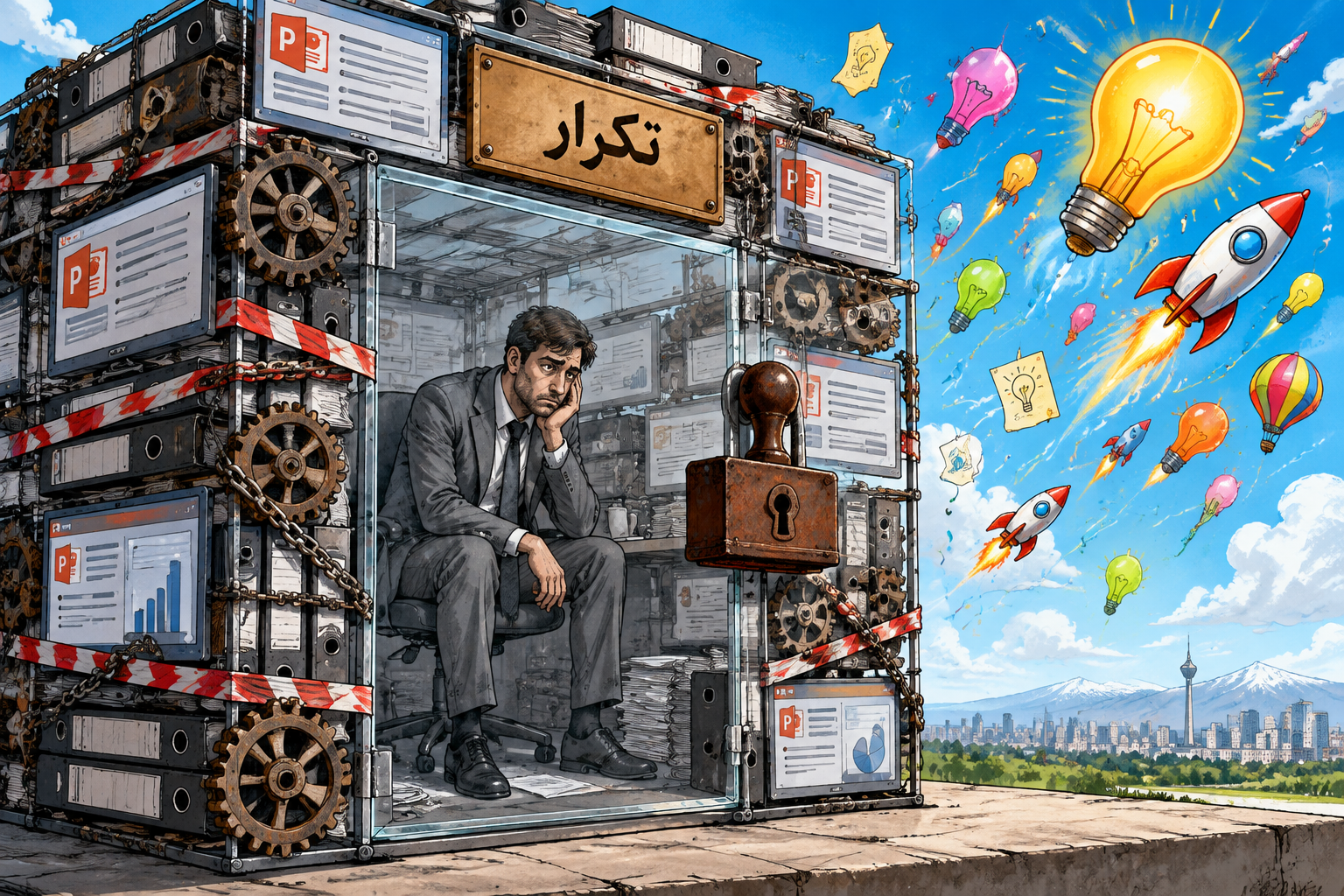 مرگ سوال زمانی که مسئولان سازمان ها از ایده جدید می ترسند/ فقر ایده‌ها، سازمان‌ها و کشورها را می بلعد/ نشانه‌شناسی بالینی مرگ درونی سازمان