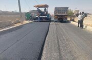 آسفالت ۳۲۰۰مترمربع از معابر روستاهای فراشبند فارس