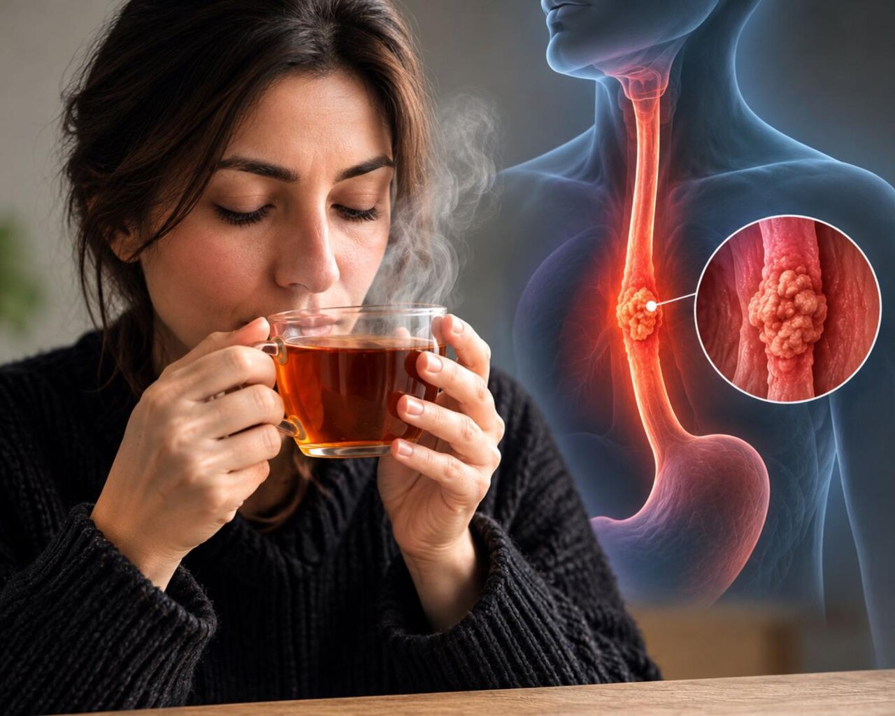 نوشیدنی خیلی داغ چه بلایی سر مری می‌آورد؟ یافته تازه درباره خطر سرطان