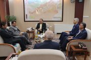 دیدار  مدیرعامل مخابرات استان سمنان با فرماندار شهرستان سمنان