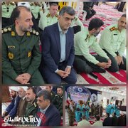 تجدید میثاق نیروهای مسلح آستانه اشرفیه با آرمان‌های شهدا در هفته فرهنگی شهرستان