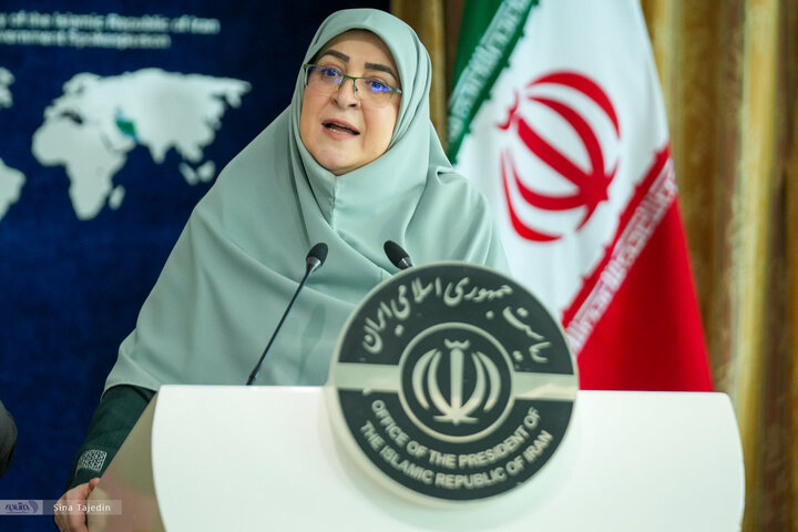 نشست خبری سخنگوی دولت فاطمه مهاجرانی - 1405.6.24