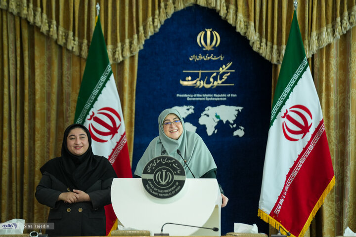 نشست خبری سخنگوی دولت فاطمه مهاجرانی - 1405.6.24