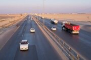 افزایش تردد در محورهای هرمزگان همزمان با پایان تعطیلات تابستانی