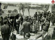 دسته عزاداری اردبیلی‌ها در شمیران سال ۱۳۴۰ / عکس
