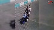 ببینید | سرقت گوشی دختر جوان در باغ فیض اسلامشهر
