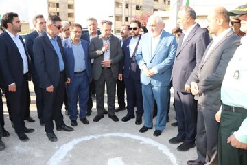 بهره‌برداری از ایستگاه برق و آغاز عملیات اجرایی شبکه فاضلاب جهرم فارس با حضور وزیر نیرو
