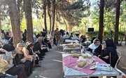 جشنواره کیک و شیرینی با طعم پسته در بوئین‌زهرا برگزار شد