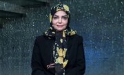 ببینید | حضور الهه رضایی در مراسم یادبود مادر حمیرا ریاضی