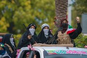 ببینید | تصاویری از زنان موشک به دست در «رزمایش جان‌فدا»