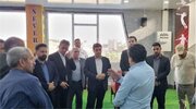 بازدید مدیران کل کار  و ورزش لرستان از مجموعه فرهنگی ورزشی کارگران بروجرد