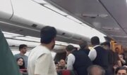 ببینید | درگیری مسافران در پرواز بنگلادش به لندن